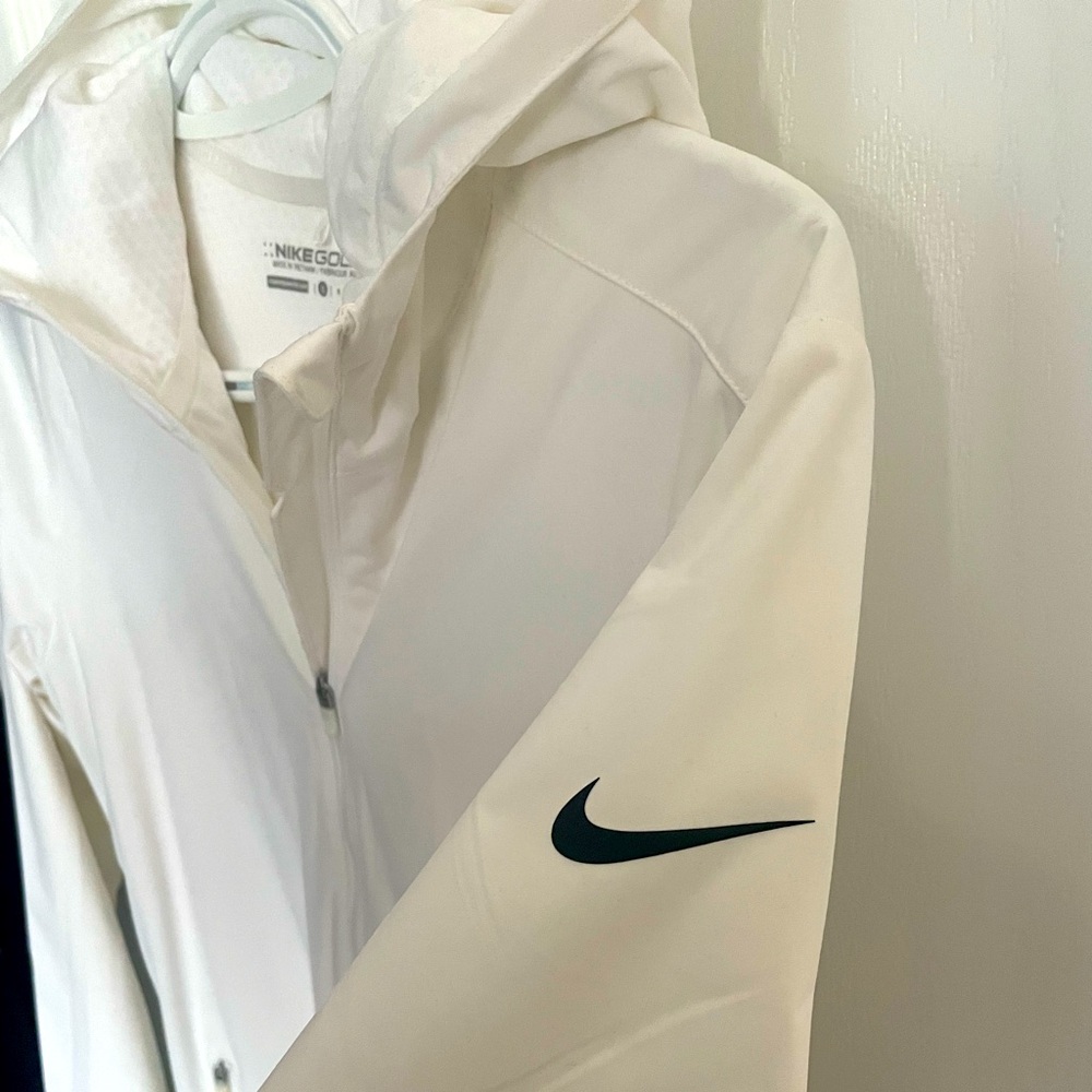 White Nike Golf Jacket